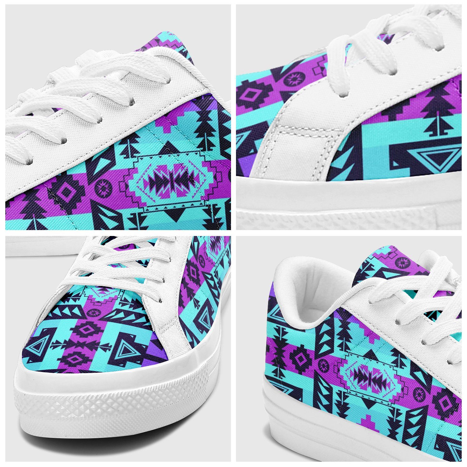 Chiefs Mountain Moon Shadow Aapisi Low Top Canvas Shoes White Sole 49 Dzine