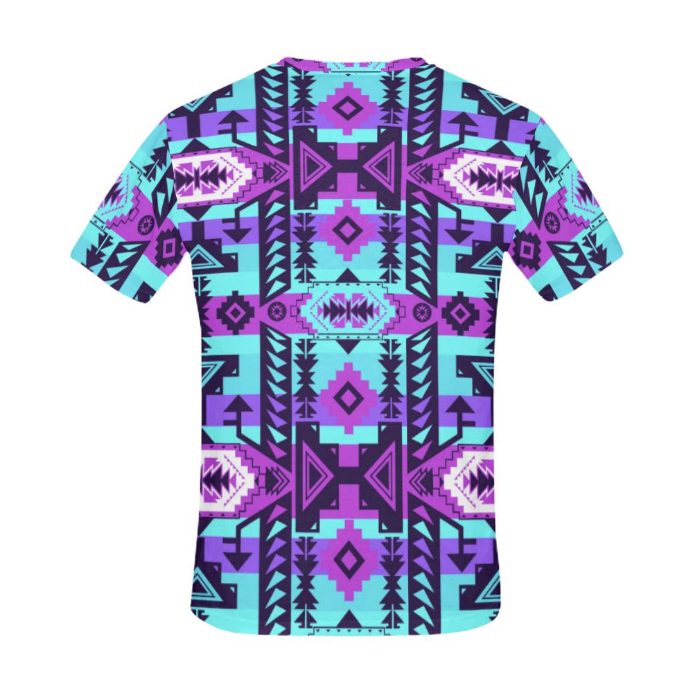 Chiefs Mountain Moon Shadow All Over Print T-Shirt for Men (USA Size) (Model T40) All Over Print T-Shirt for Men (T40) e-joyer