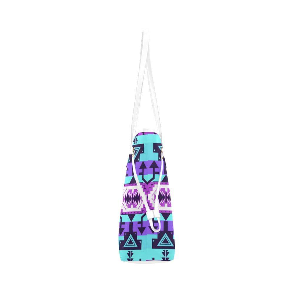 Chiefs Mountain Moon Shadow Clover Canvas Tote Bag (Model 1661) Clover Canvas Tote Bag (1661) e-joyer