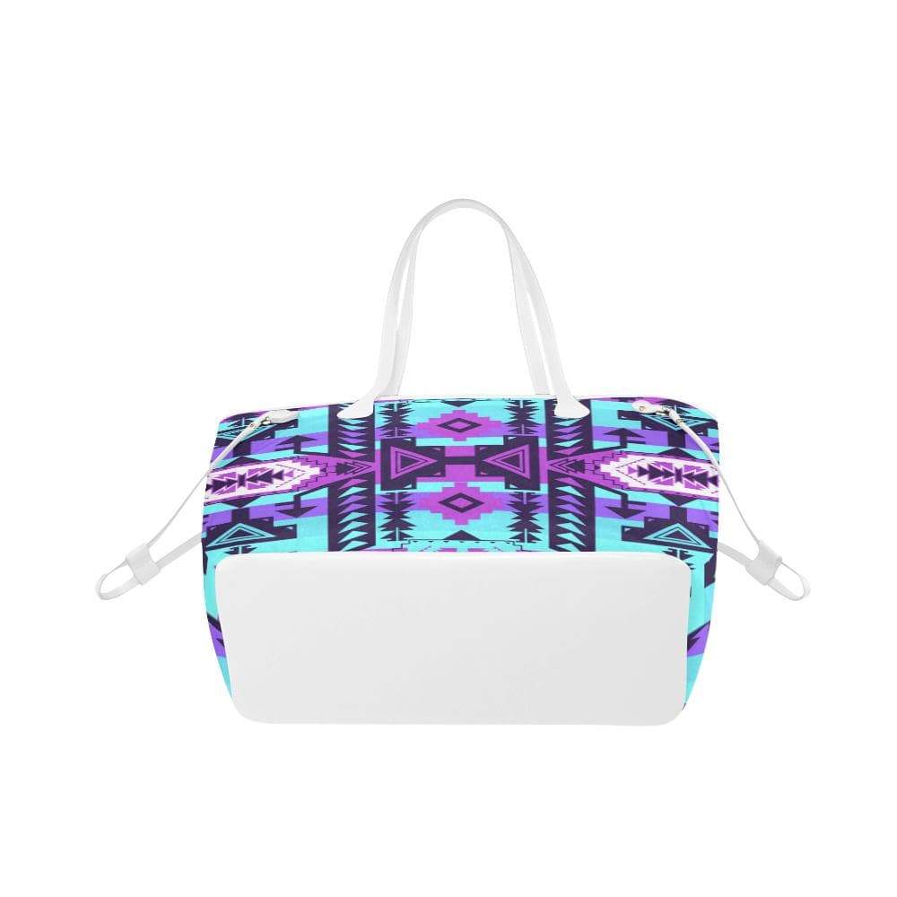 Chiefs Mountain Moon Shadow Clover Canvas Tote Bag (Model 1661) Clover Canvas Tote Bag (1661) e-joyer