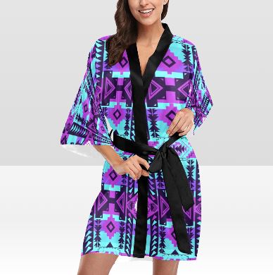 Chiefs Mountain Moon Shadow Kimono Robe Artsadd