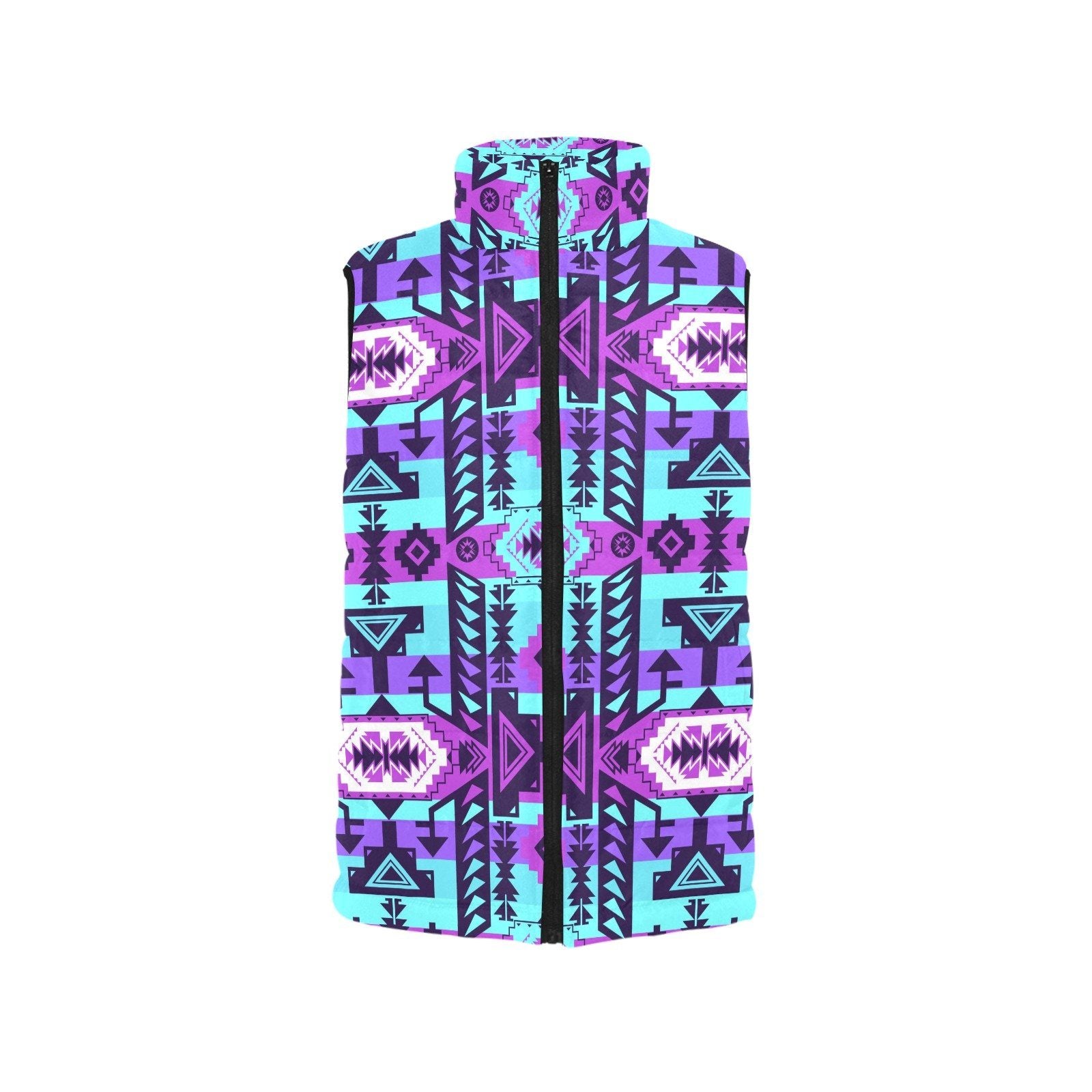 Chiefs Mountain Moon Shadow Men's Padded Vest Jacket (Model H44) Men's Padded Vest Jacket (H44) e-joyer