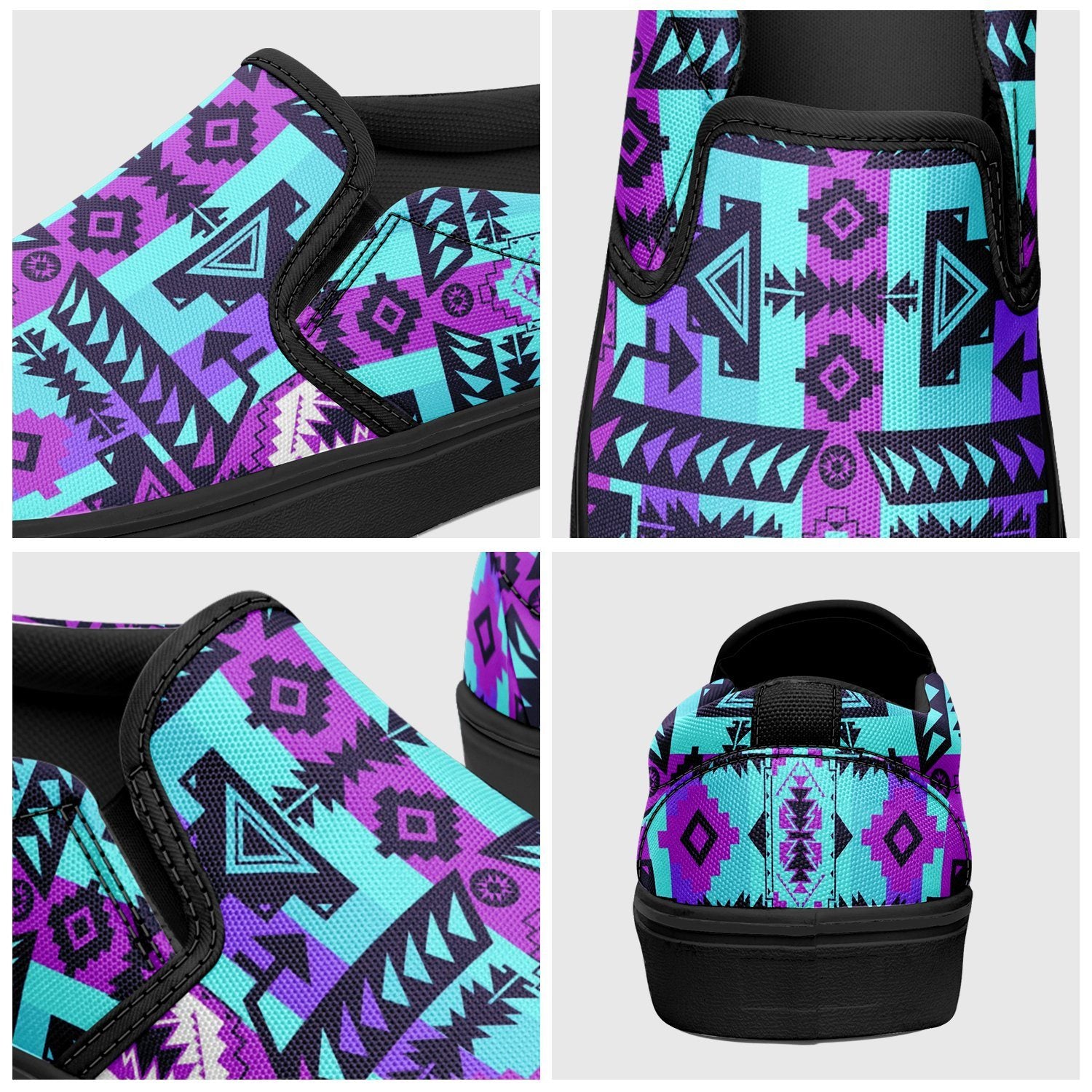 Chiefs Mountain Moon Shadow Otoyimm Canvas Slip On Shoes 49 Dzine