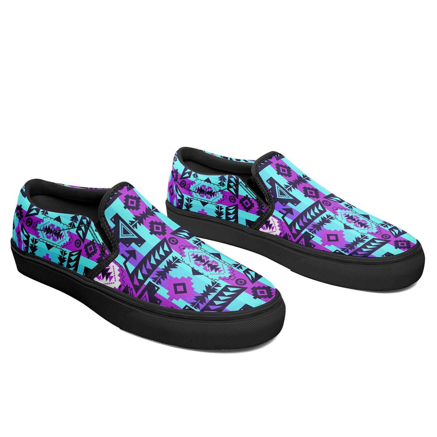 Chiefs Mountain Moon Shadow Otoyimm Kid's Canvas Slip On Shoes 49 Dzine