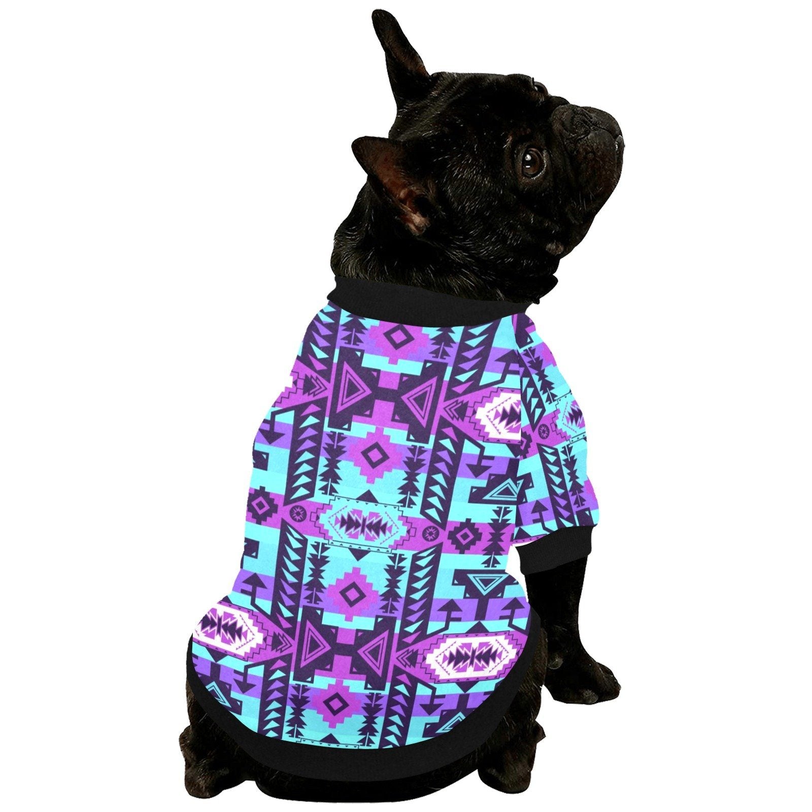Chiefs Mountain Moon Shadow Pet Dog Round Neck Shirt Pet Dog Round Neck Shirt e-joyer