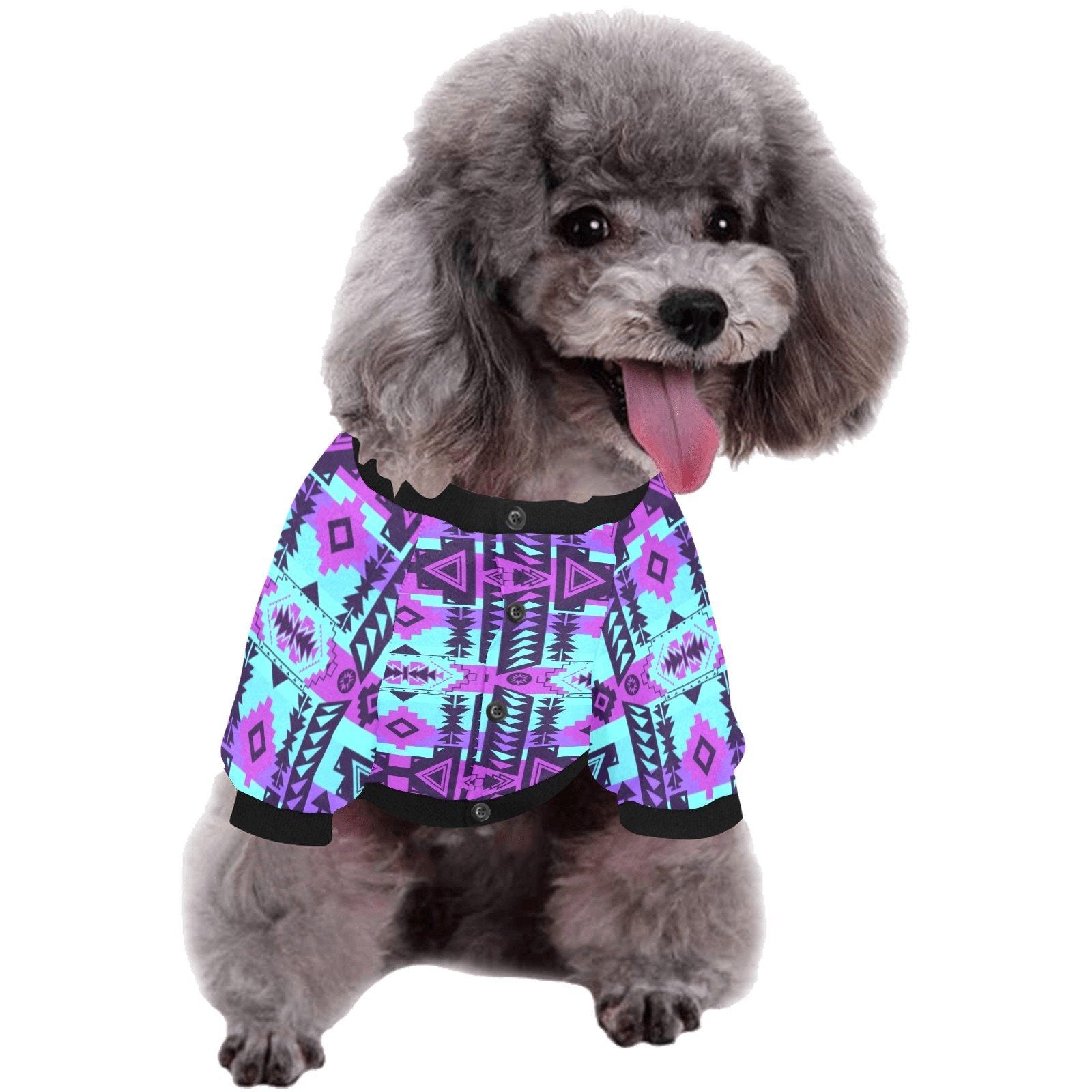 Chiefs Mountain Moon Shadow Pet Dog Round Neck Shirt Pet Dog Round Neck Shirt e-joyer
