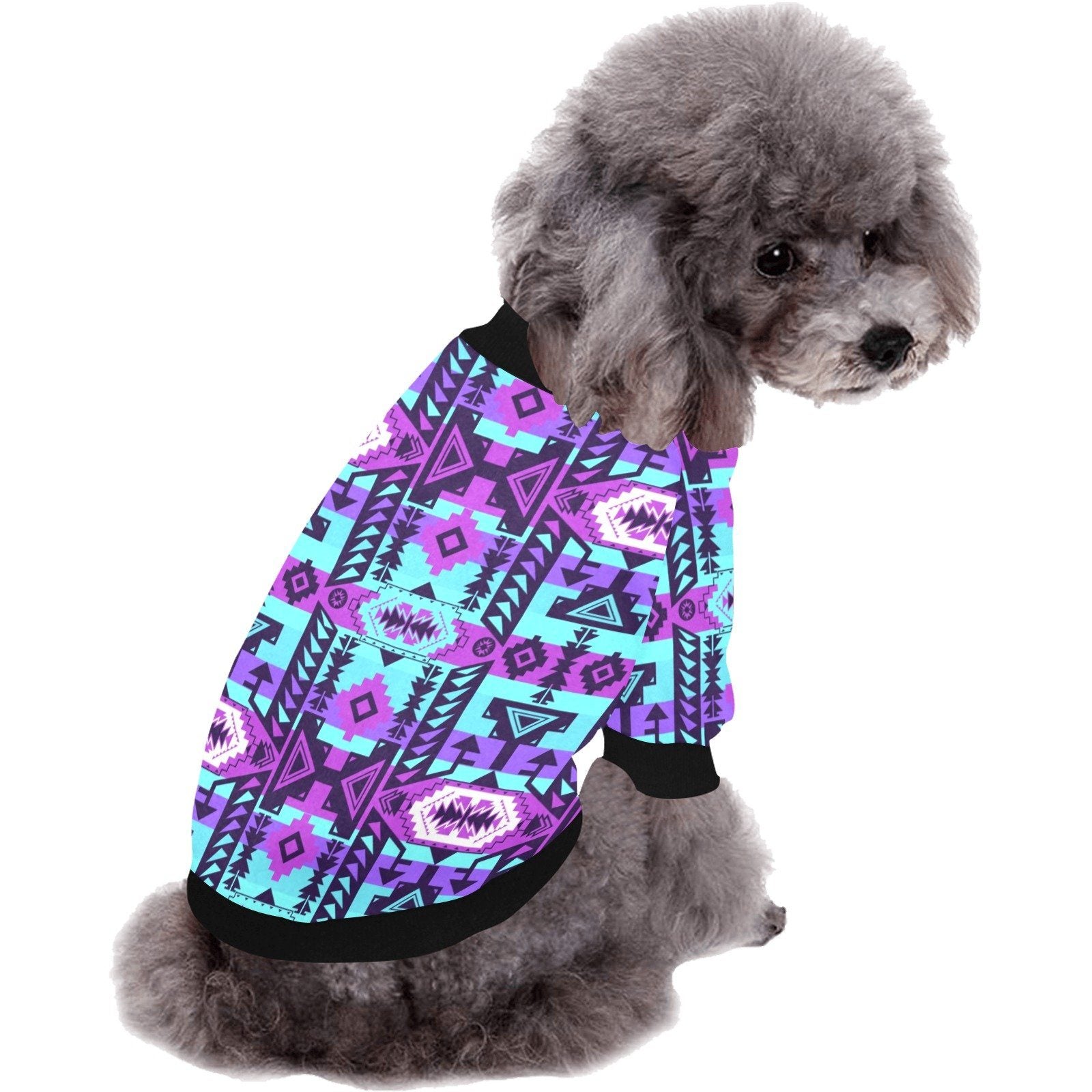 Chiefs Mountain Moon Shadow Pet Dog Round Neck Shirt Pet Dog Round Neck Shirt e-joyer
