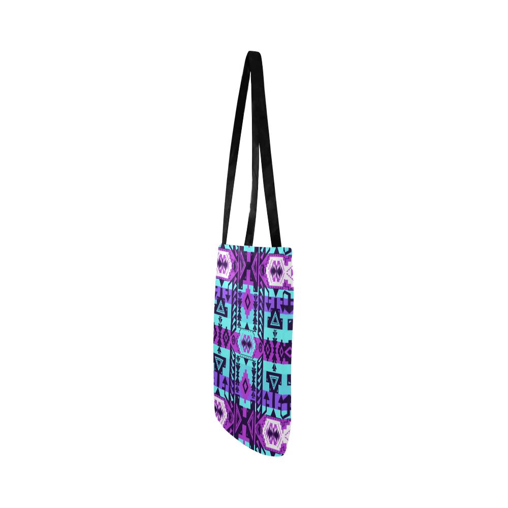 Chiefs Mountain Moon Shadow Reusable Shopping Bag Model 1660 (Two sides) Shopping Tote Bag (1660) e-joyer