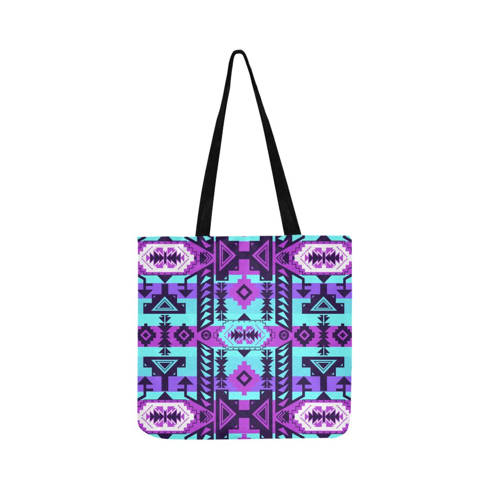 Chiefs Mountain Moon Shadow Reusable Shopping Bag Model 1660 (Two sides) Shopping Tote Bag (1660) e-joyer