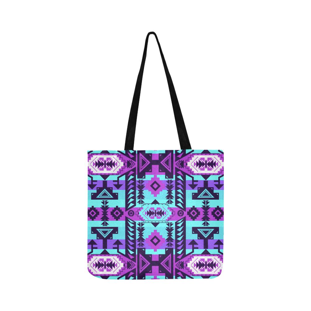 Chiefs Mountain Moon Shadow Reusable Shopping Bag Model 1660 (Two sides) Shopping Tote Bag (1660) e-joyer