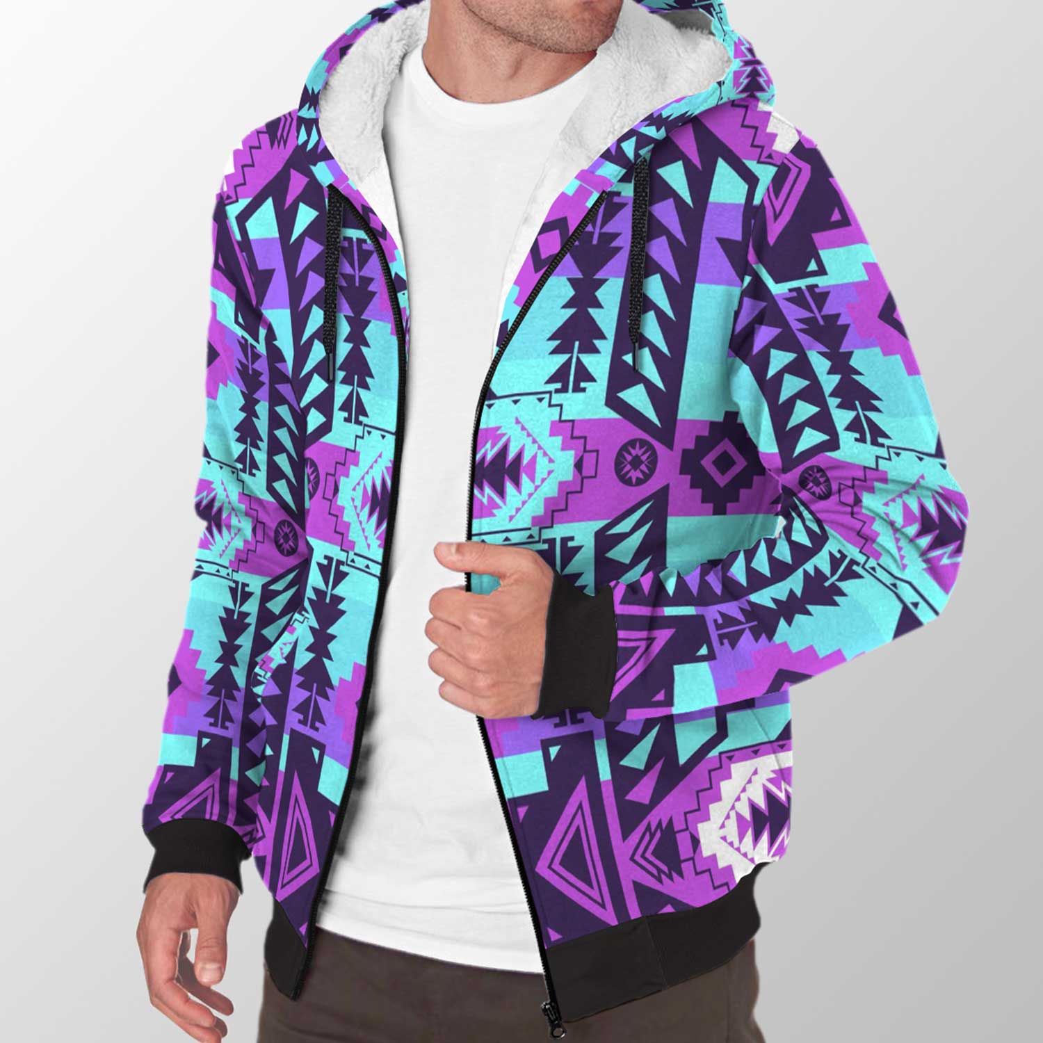 Chiefs Mountain Moon Shadow Sherpa Hoodie 49 Dzine