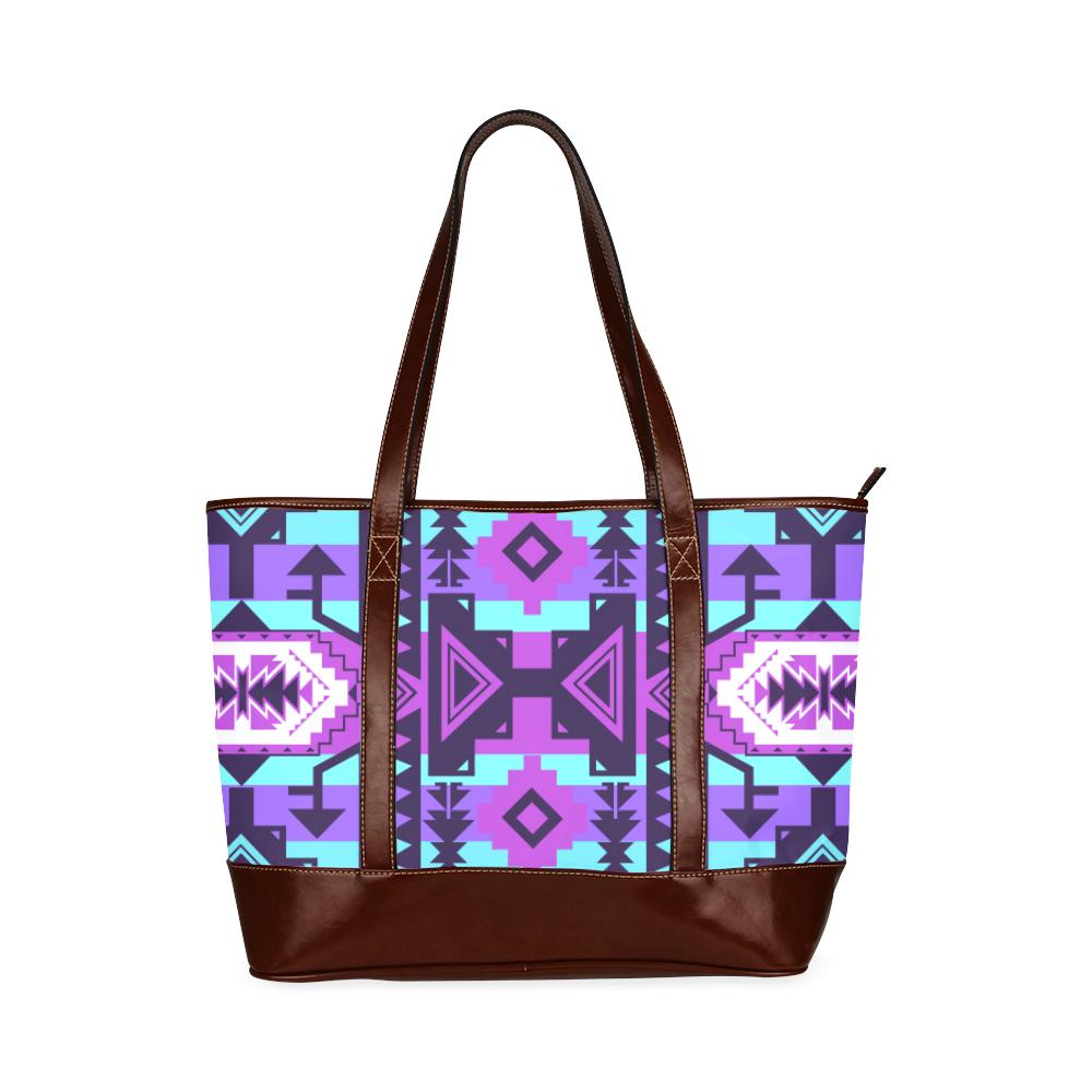 Chiefs Mountain Moon Shadow Tote Handbag (Model 1642) Tote Handbags (1642) e-joyer