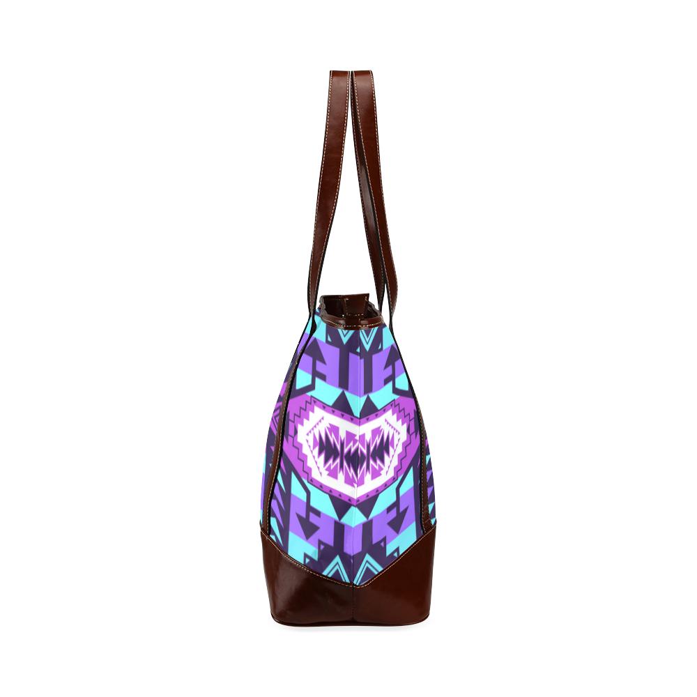 Chiefs Mountain Moon Shadow Tote Handbag (Model 1642) Tote Handbags (1642) e-joyer