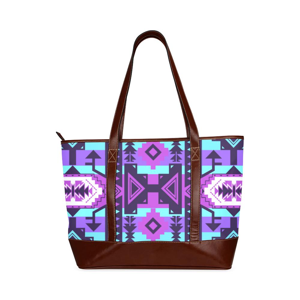 Chiefs Mountain Moon Shadow Tote Handbag (Model 1642) Tote Handbags (1642) e-joyer