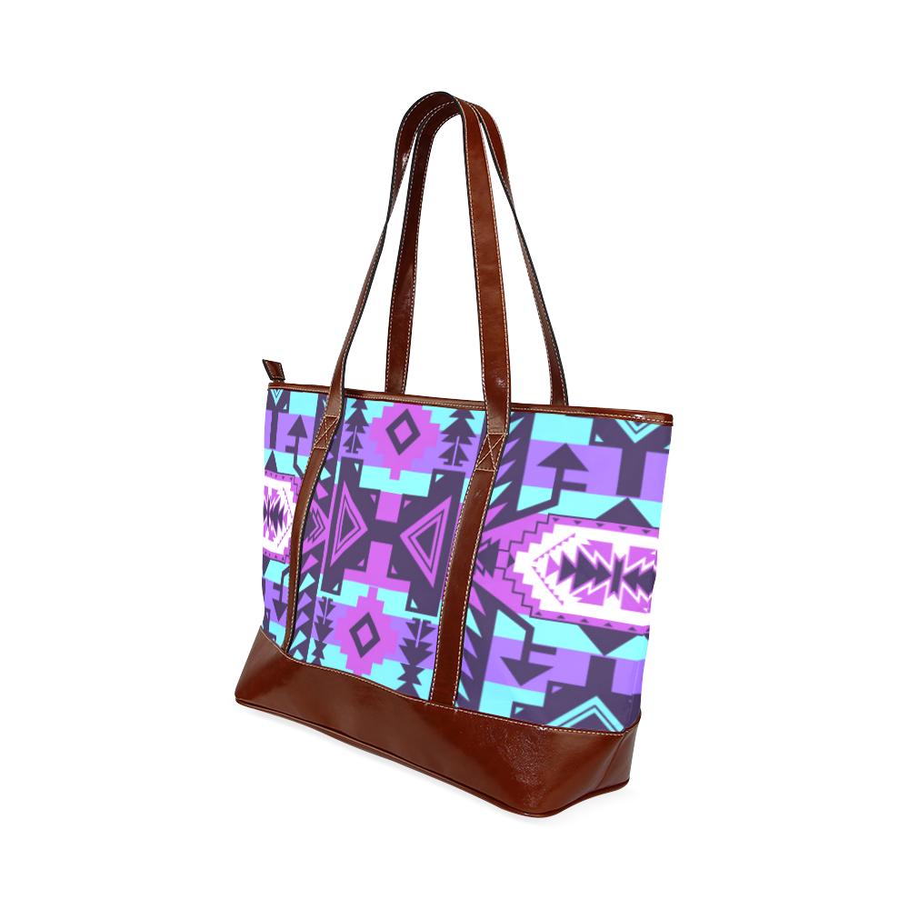 Chiefs Mountain Moon Shadow Tote Handbag (Model 1642) Tote Handbags (1642) e-joyer