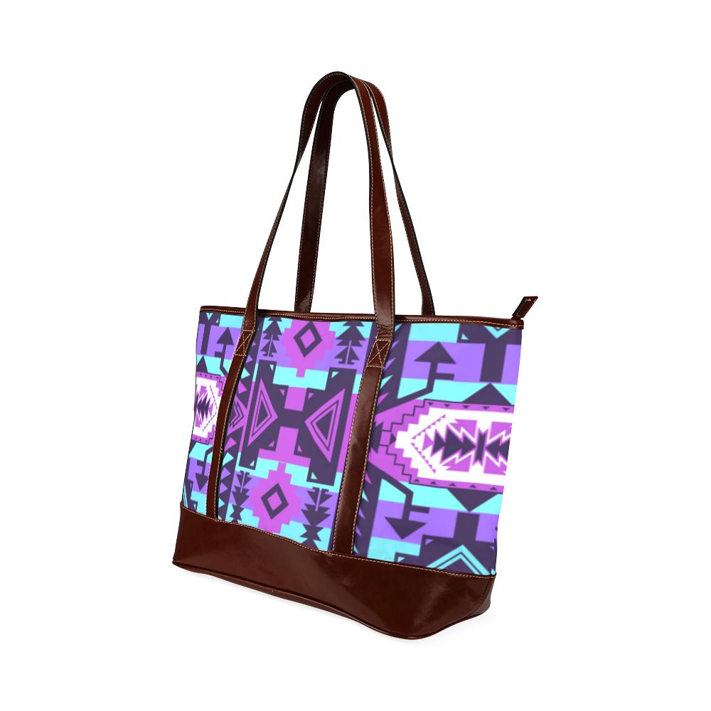 Chiefs Mountain Moon Shadow Tote Handbag (Model 1642) Tote Handbags (1642) e-joyer