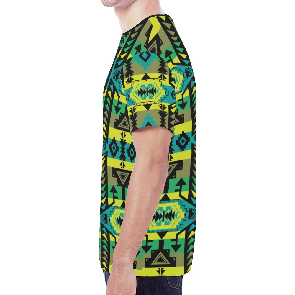 Chiefs Mountain New All Over Print T-shirt for Men/Large Size (Model T45) New All Over Print T-shirt for Men/Large (T45) e-joyer
