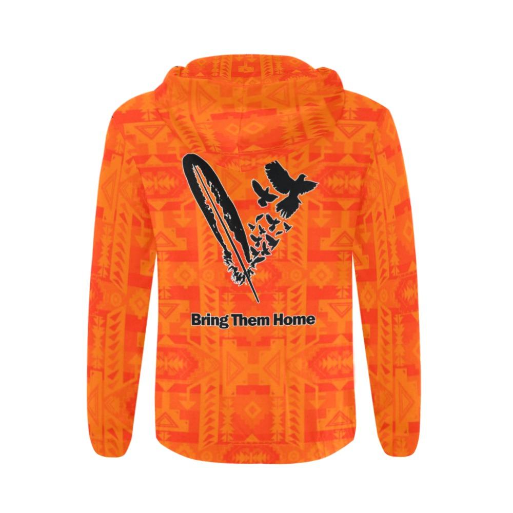 Chiefs Mountain Orange Bring Them Home All Over Print Full Zip Hoodie for Men (Model H14) All Over Print Full Zip Hoodie for Men (H14) e-joyer