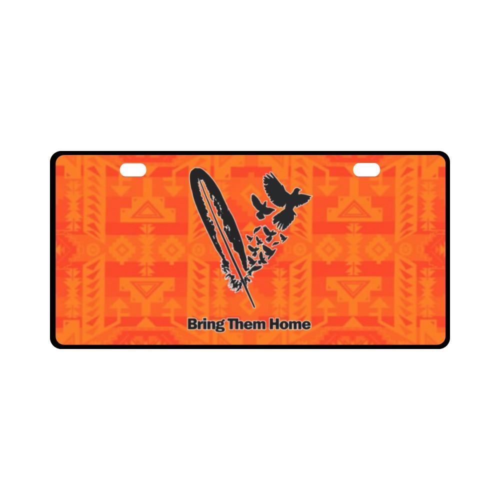 Chiefs Mountain Orange Bring Them Home License Plate License Plate e-joyer