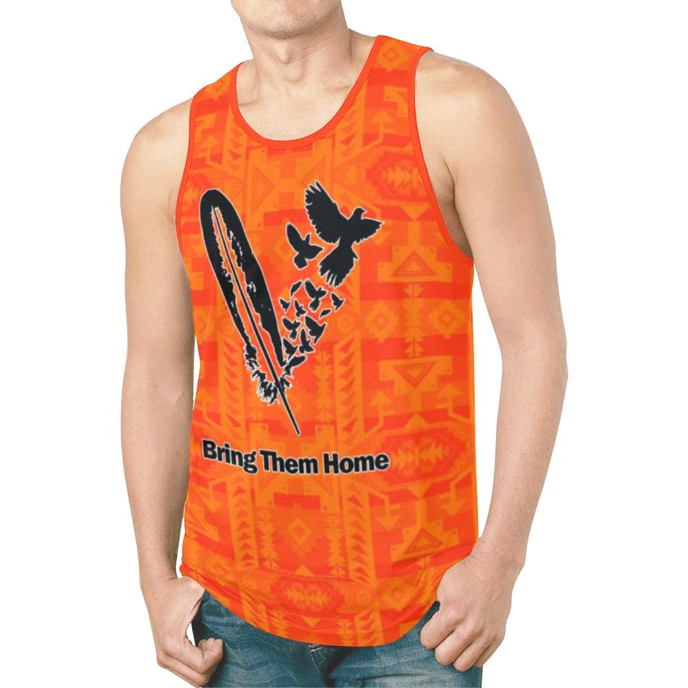 Chiefs Mountain Orange Bring Them Home New All Over Print Tank Top for Men (Model T46) New All Over Print Tank Top for Men (T46) e-joyer