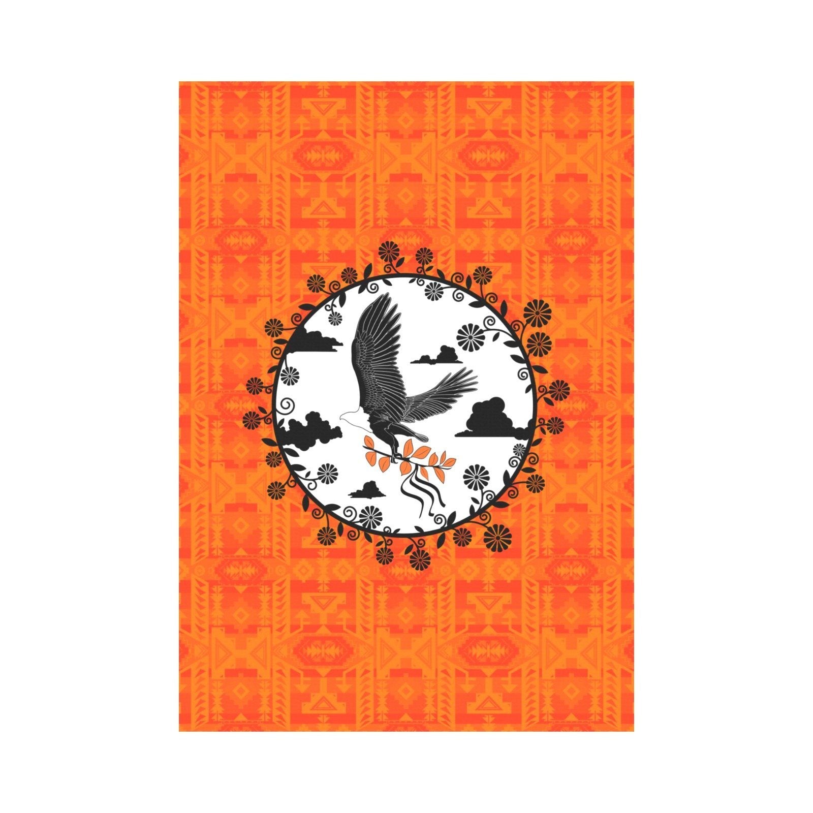 Chiefs Mountain Orange - Carrying Their Prayers Garden Flag 28''x40'' (Two Sides Printing) Garden Flag 28‘’x40‘’ (Two Sides) e-joyer