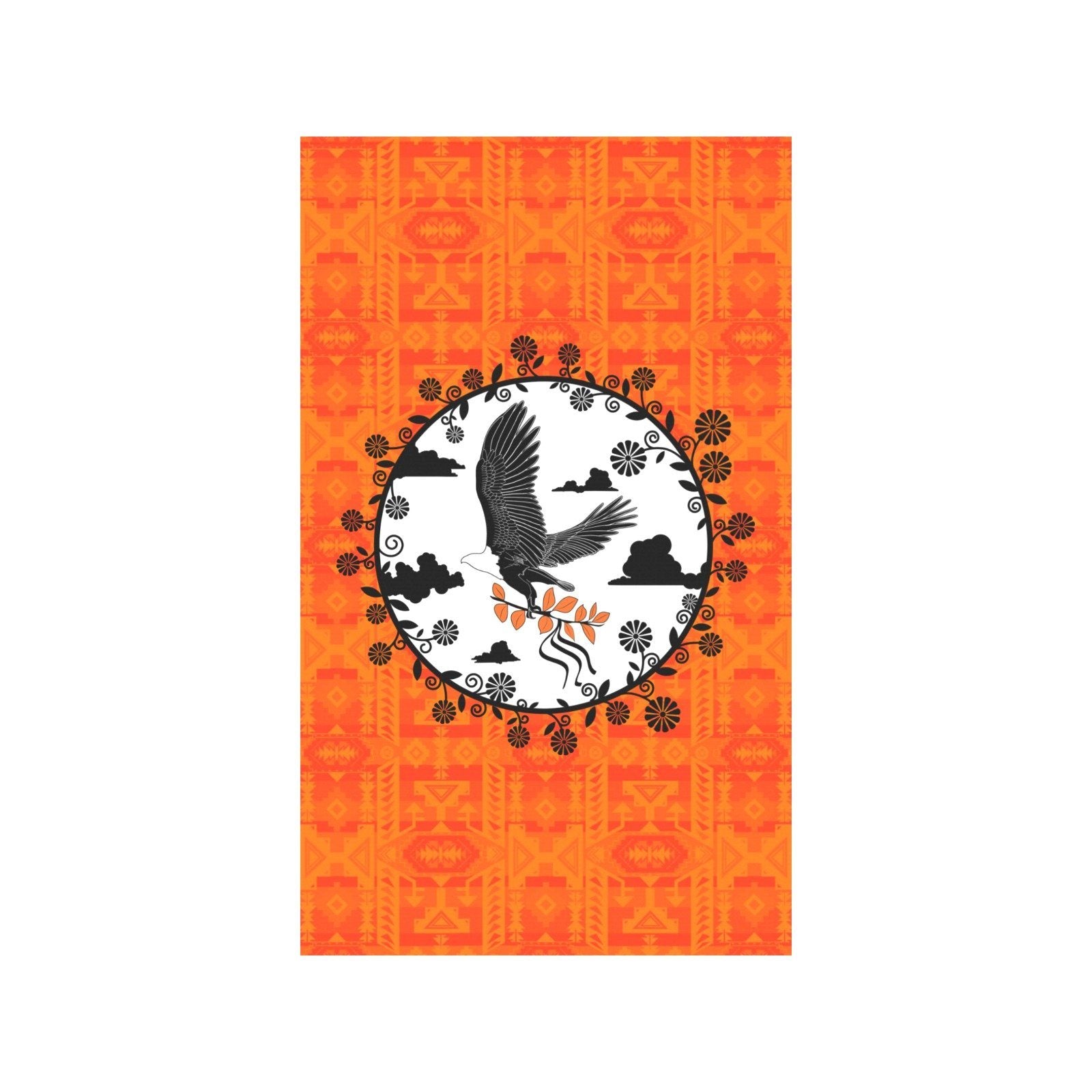 Chiefs Mountain Orange - Carrying Their Prayers Garden Flag 36''x60'' (Two Sides Printing) Garden Flag 36‘’x60‘’ (Two Sides) e-joyer