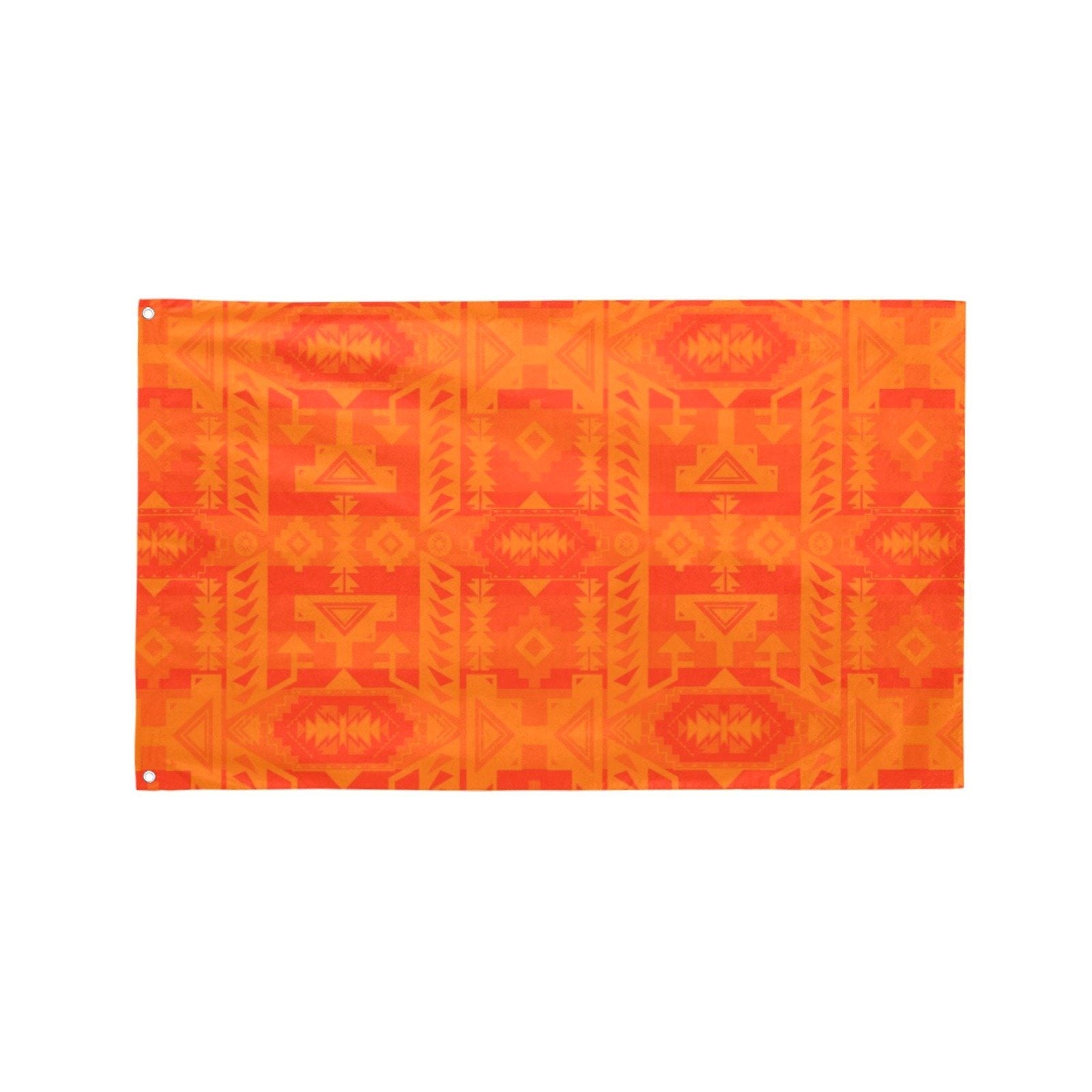 Chiefs Mountain Orange Garden Flag 59"x35" Garden Flag 59"x35" e-joyer