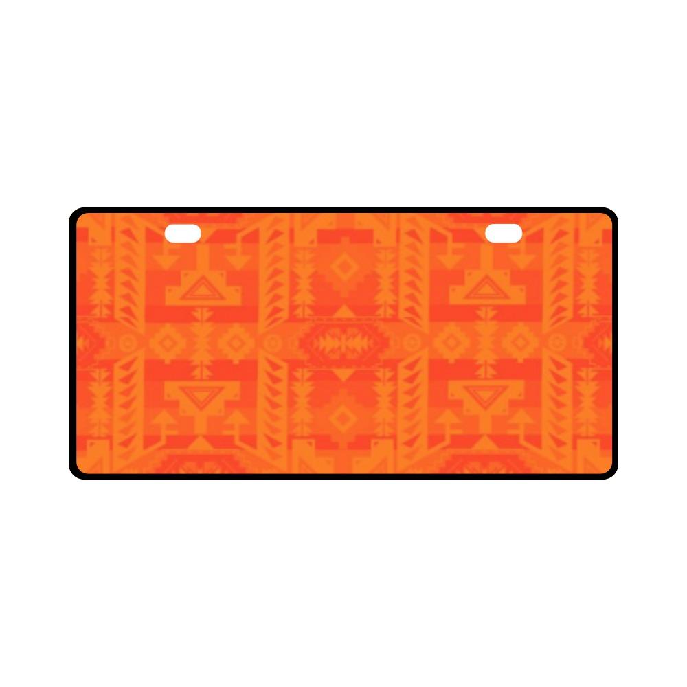 Chiefs Mountain Orange License Plate License Plate e-joyer