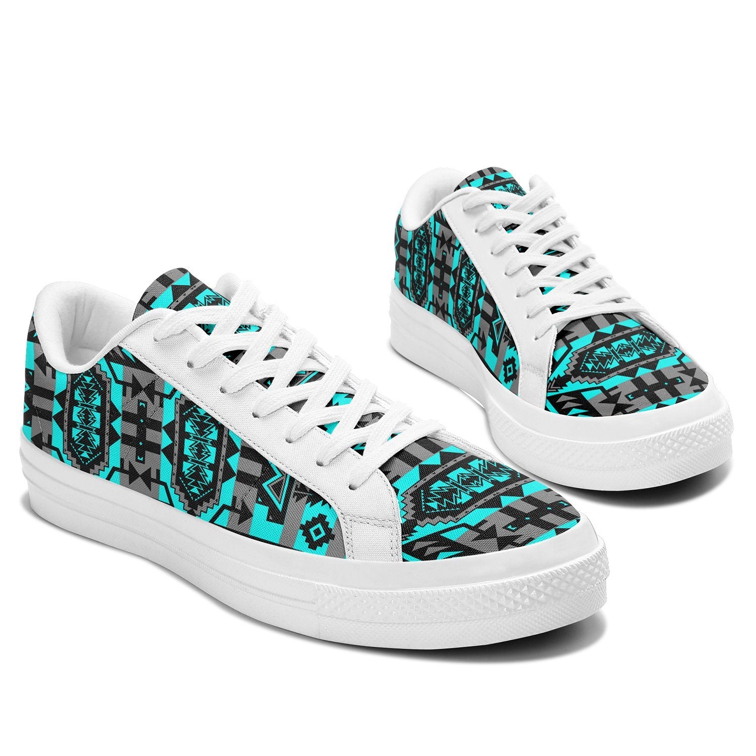 Chiefs Mountain Sky Aapisi Low Top Canvas Shoes White Sole 49 Dzine