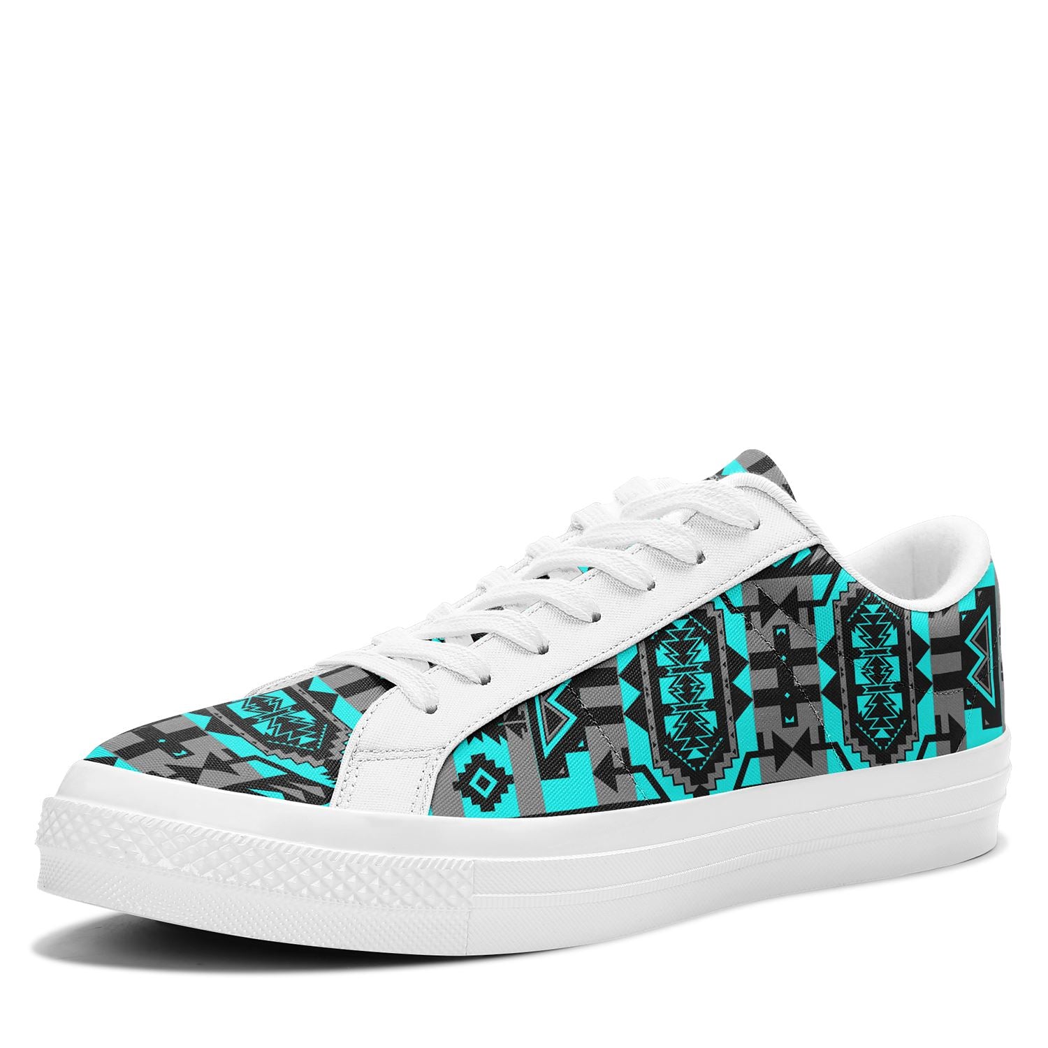 Chiefs Mountain Sky Aapisi Low Top Canvas Shoes White Sole 49 Dzine