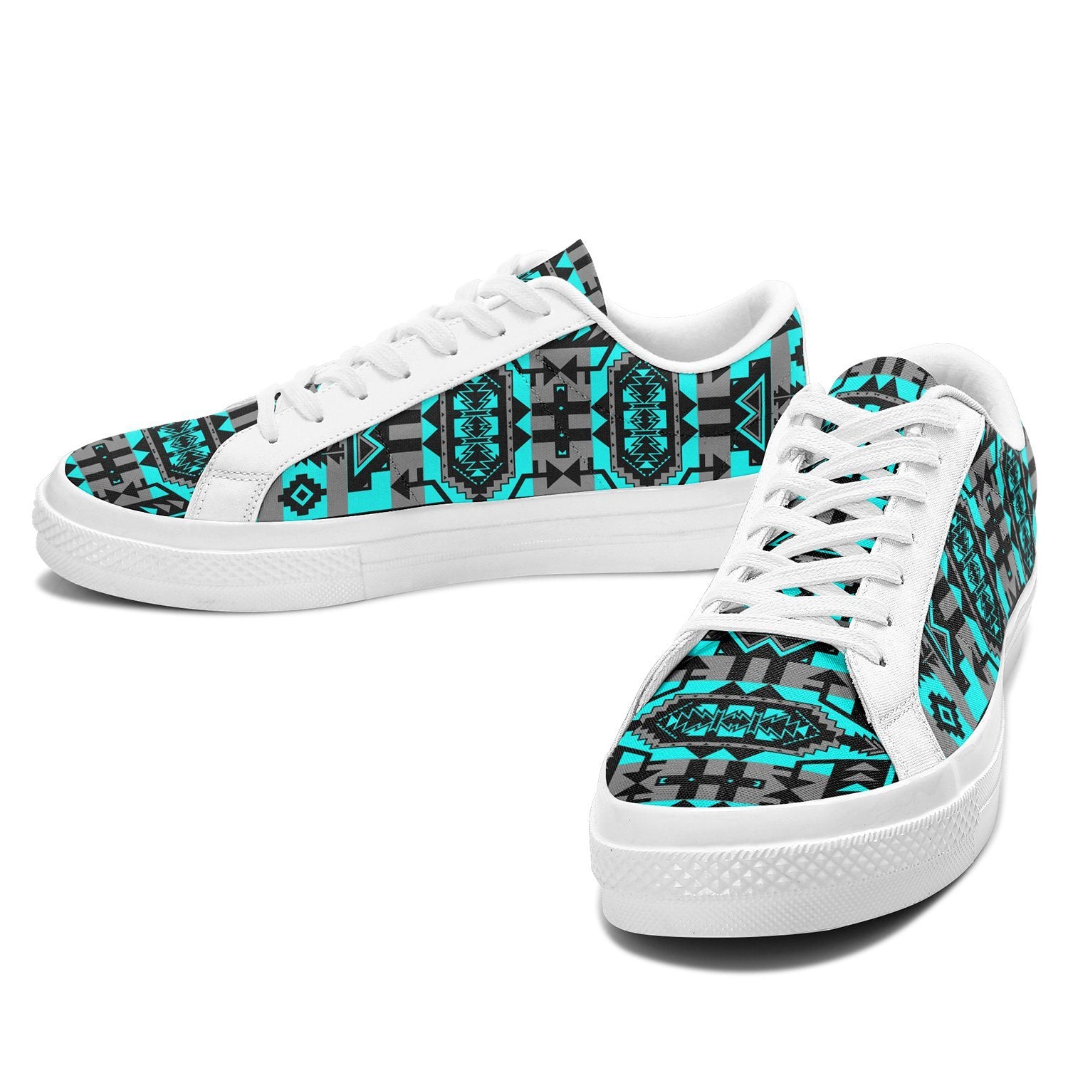 Chiefs Mountain Sky Aapisi Low Top Canvas Shoes White Sole 49 Dzine