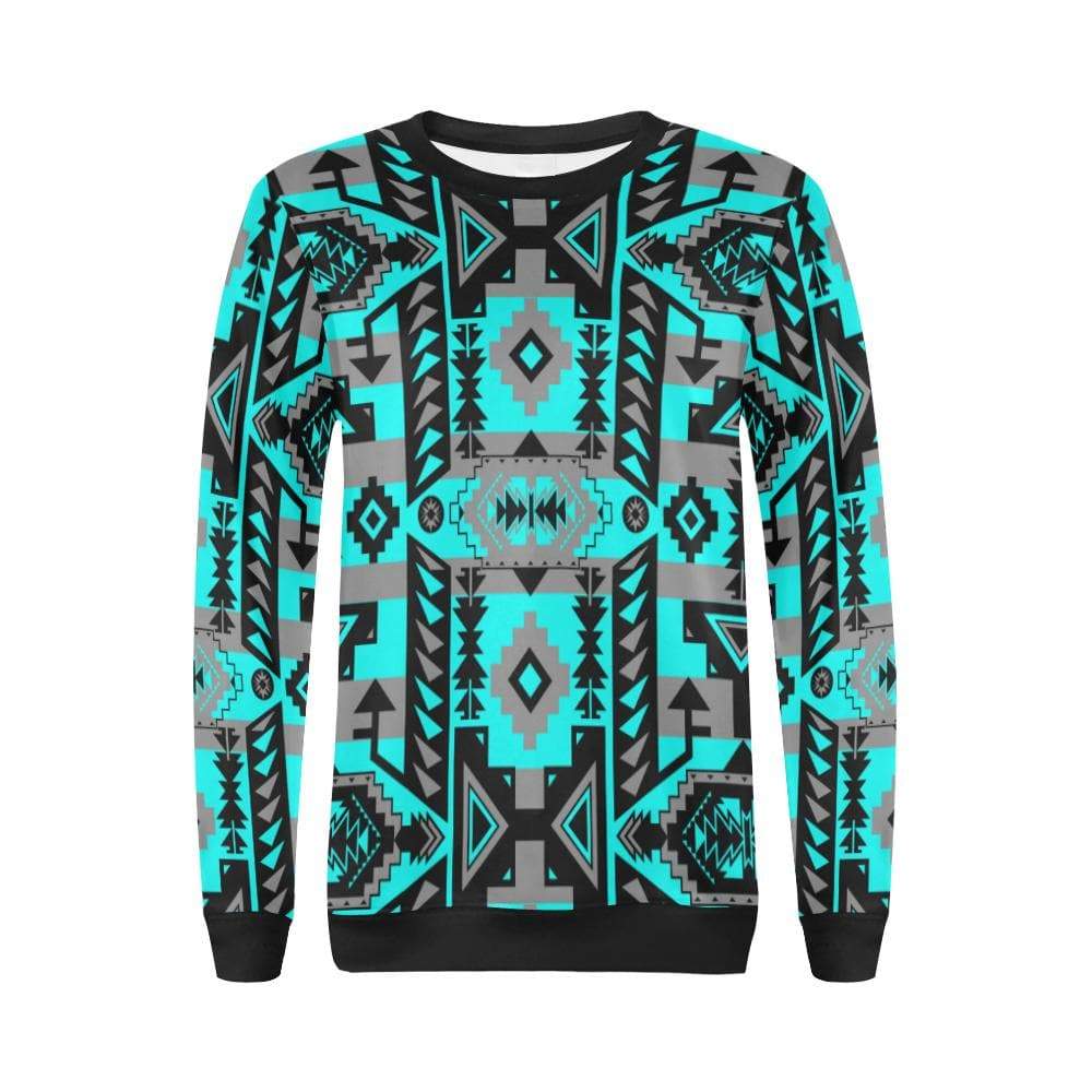 Chiefs Mountain Sky All Over Print Crewneck Sweatshirt for Women (Model H18) Crewneck Sweatshirt for Women (H18) e-joyer