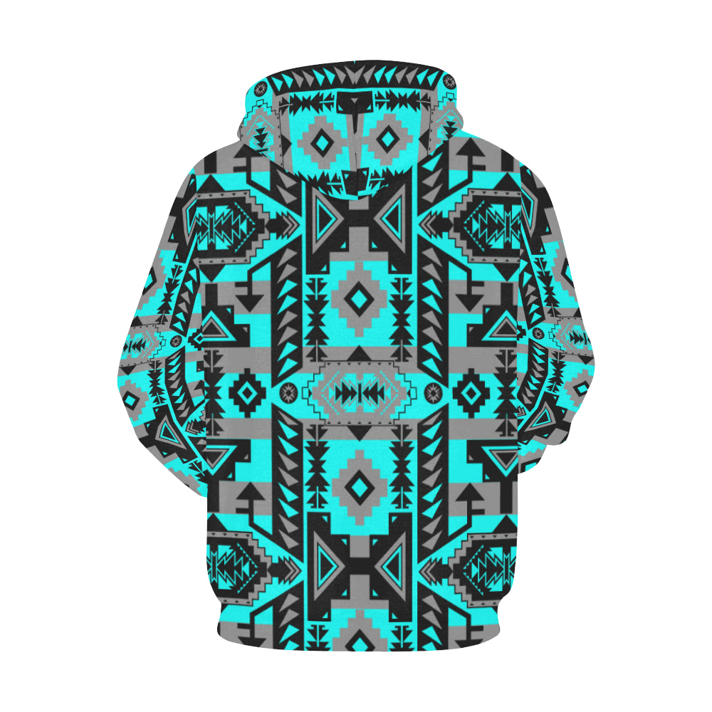 Chiefs Mountain Sky All Over Print Hoodie for Women (USA Size) (Model H13) All Over Print Hoodie for Women (H13) e-joyer
