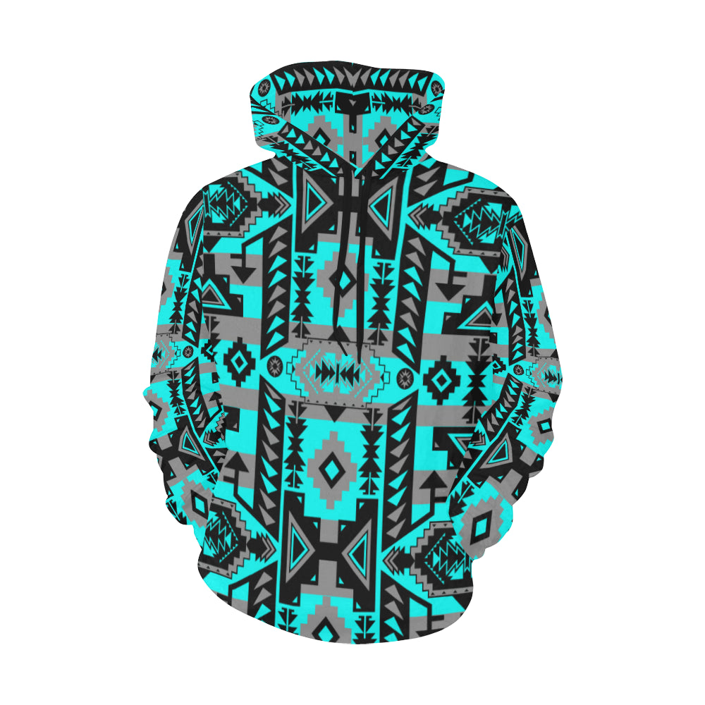 Chiefs Mountain Sky All Over Print Hoodie for Women (USA Size) (Model H13) All Over Print Hoodie for Women (H13) e-joyer