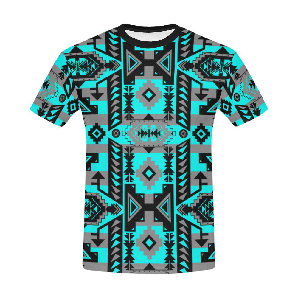 Chiefs Mountain Sky All Over Print T-Shirt for Men/Large Size (USA Size) Model T40) All Over Print T-Shirt for Men/Large (T40) e-joyer