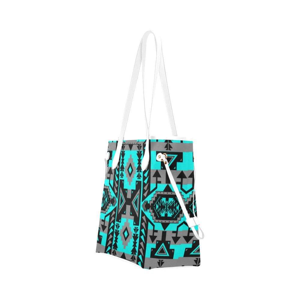 Chiefs Mountain Sky Clover Canvas Tote Bag (Model 1661) Clover Canvas Tote Bag (1661) e-joyer