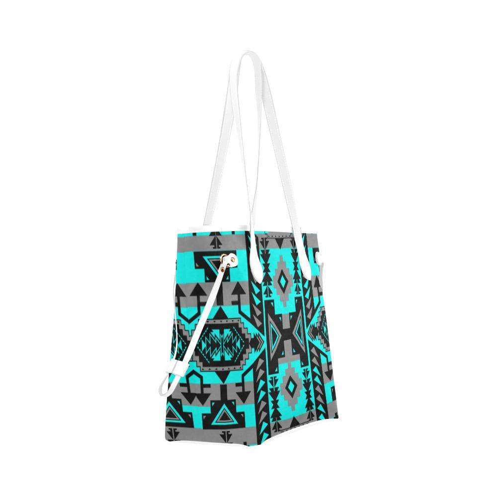 Chiefs Mountain Sky Clover Canvas Tote Bag (Model 1661) Clover Canvas Tote Bag (1661) e-joyer