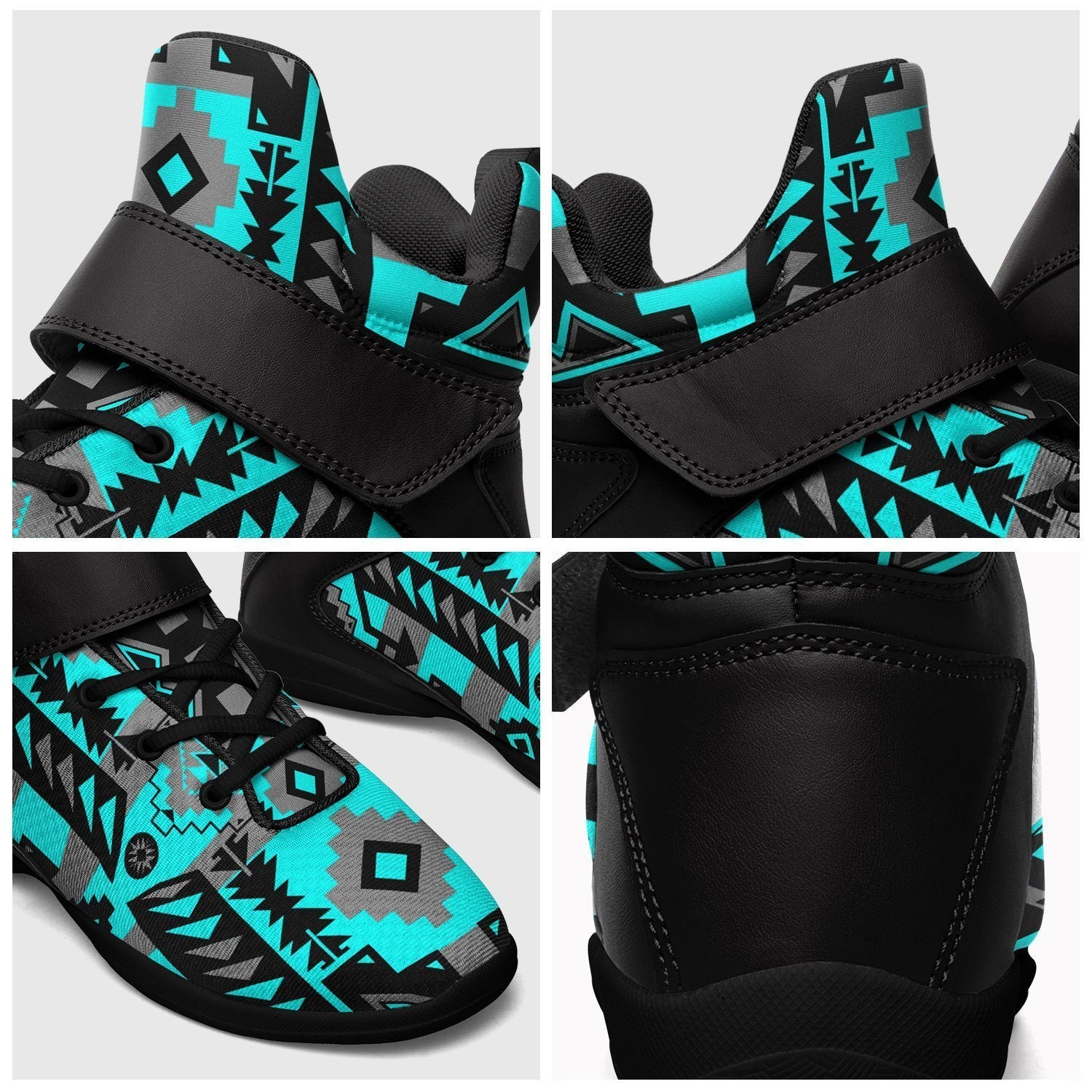 Chiefs Mountain Sky Ipottaa Basketball / Sport High Top Shoes - Black Sole 49 Dzine