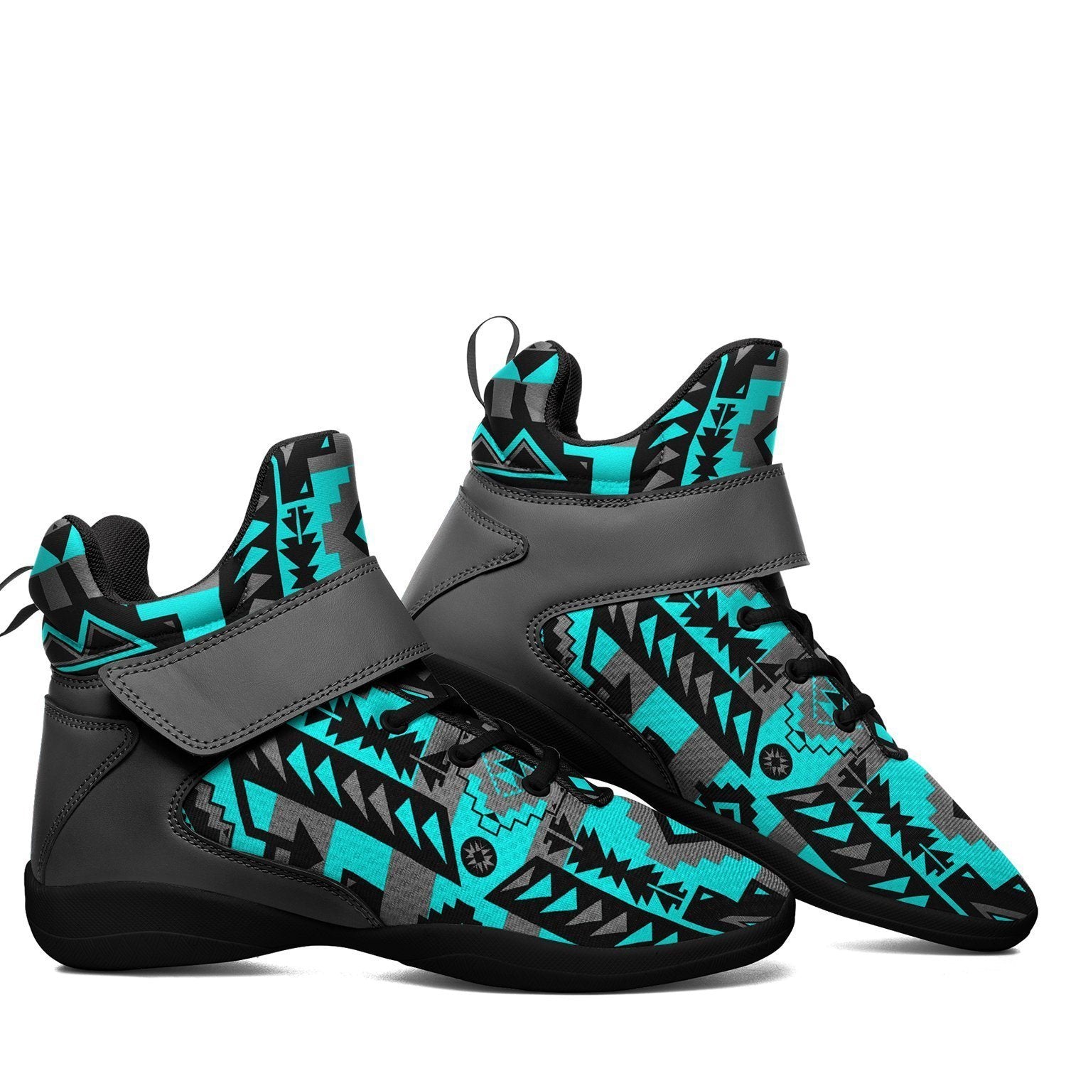 Chiefs Mountain Sky Ipottaa Basketball / Sport High Top Shoes - Black Sole 49 Dzine