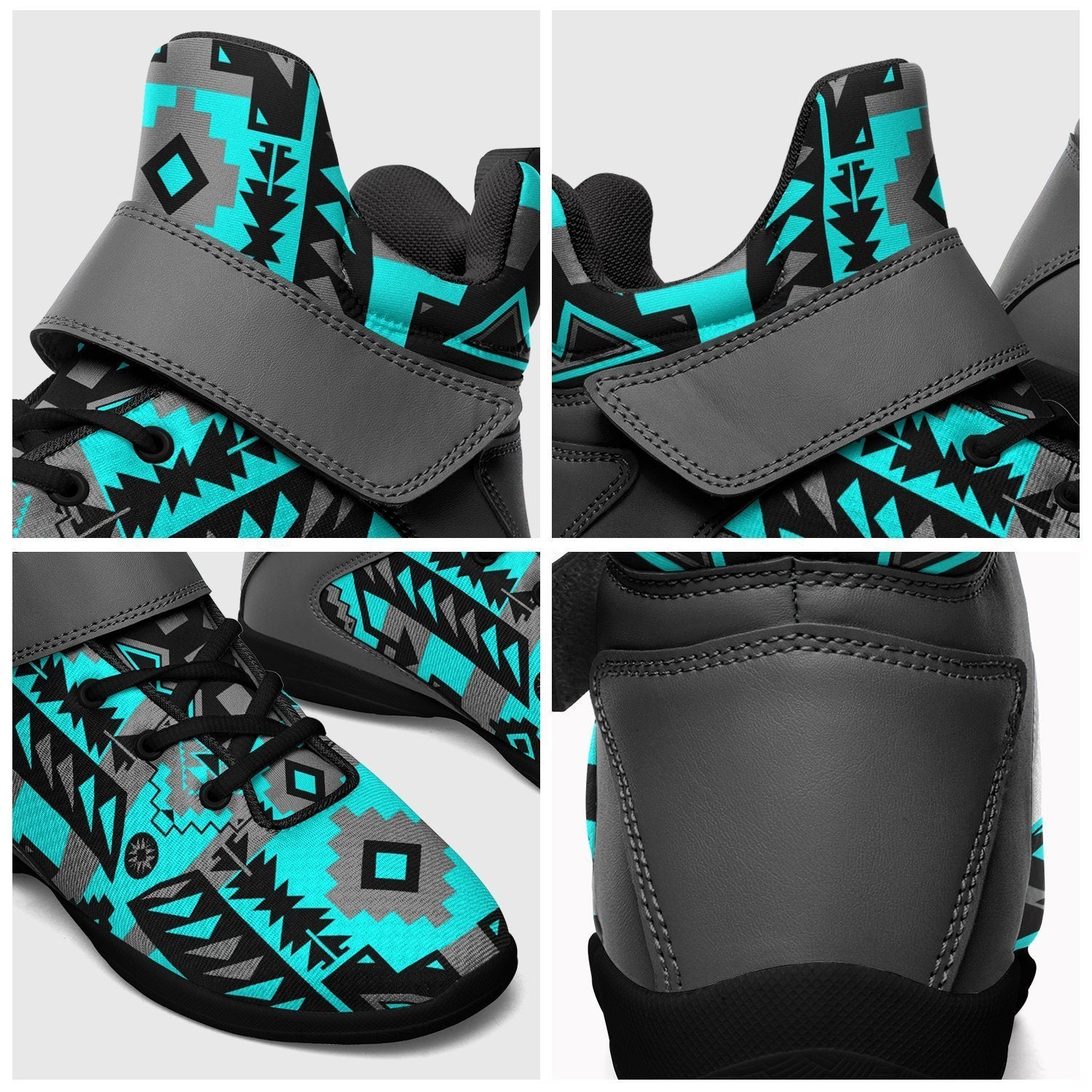 Chiefs Mountain Sky Ipottaa Basketball / Sport High Top Shoes - Black Sole 49 Dzine