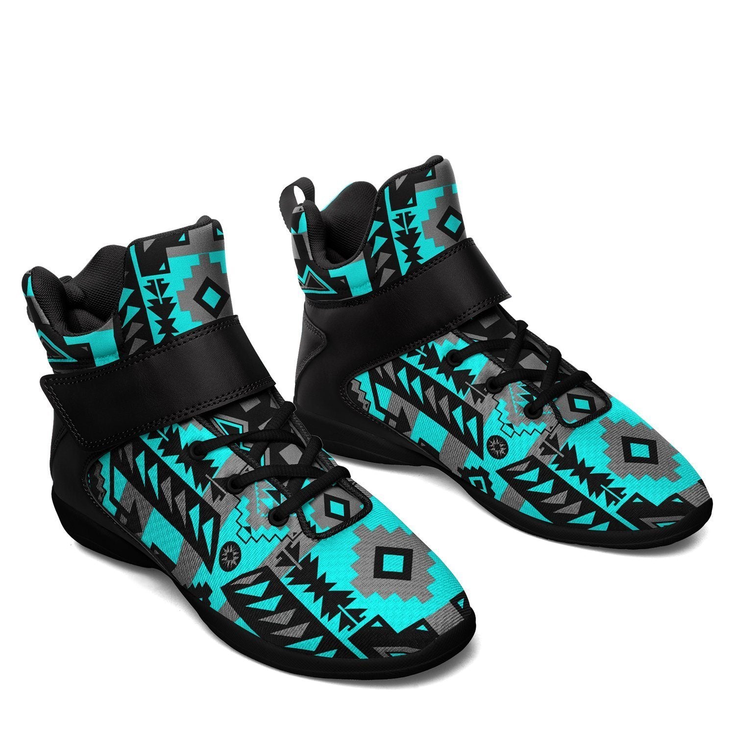 Chiefs Mountain Sky Ipottaa Basketball / Sport High Top Shoes - Black Sole 49 Dzine
