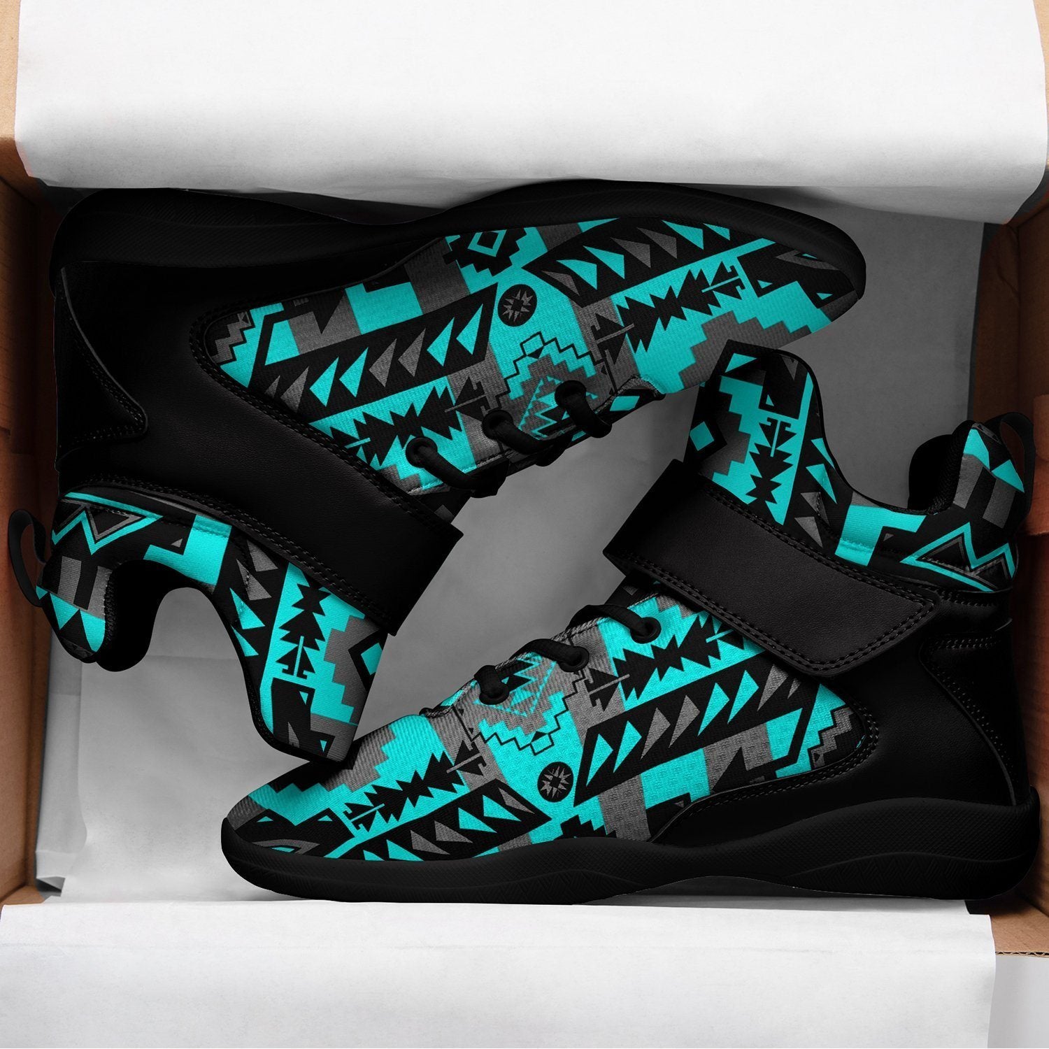 Chiefs Mountain Sky Ipottaa Basketball / Sport High Top Shoes - Black Sole 49 Dzine