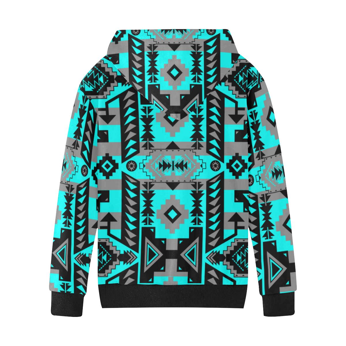 Chiefs Mountain Sky Kids' All Over Print Hoodie (Model H38) Kids' AOP Hoodie (H38) e-joyer