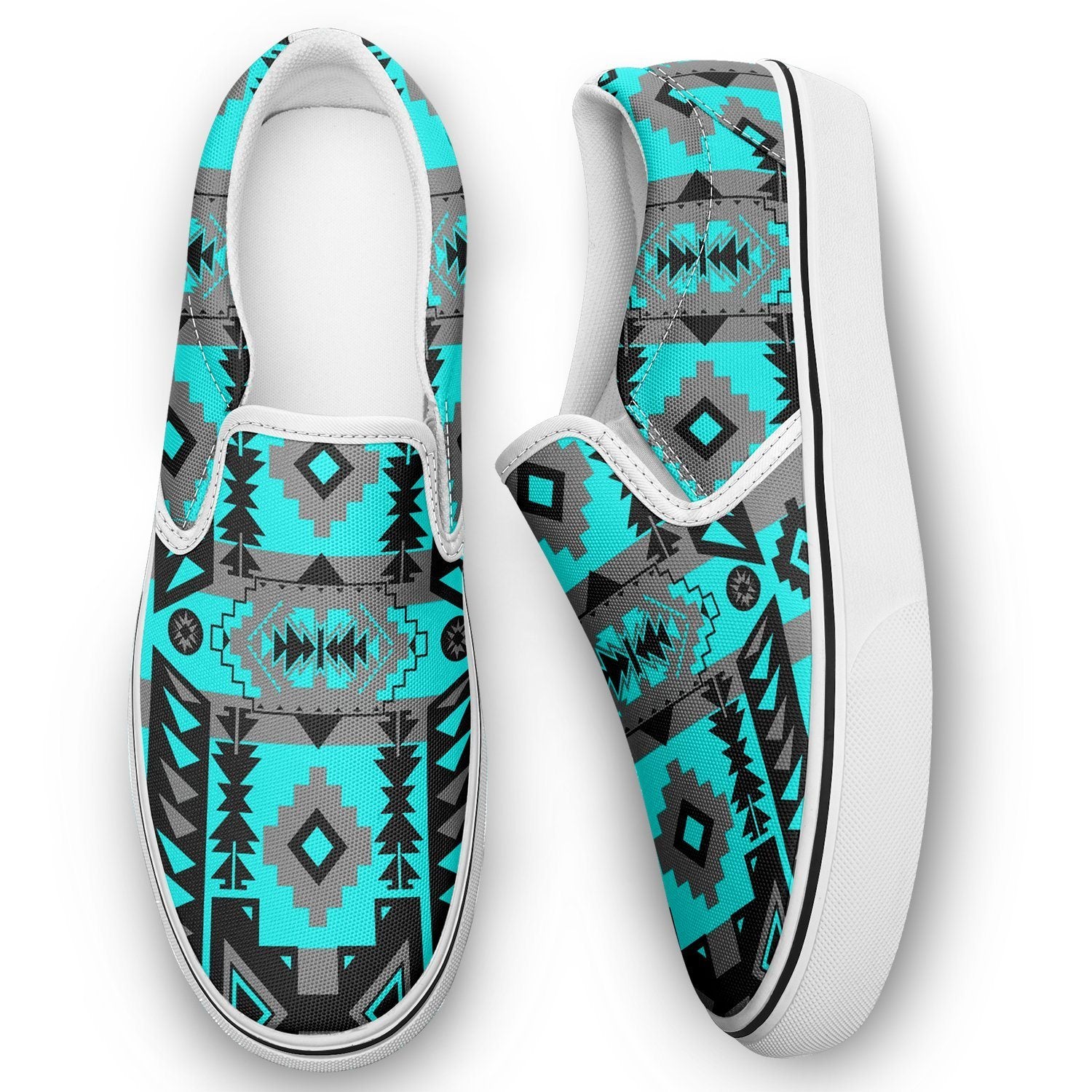 Chiefs Mountain Sky Otoyimm Kid's Canvas Slip On Shoes 49 Dzine
