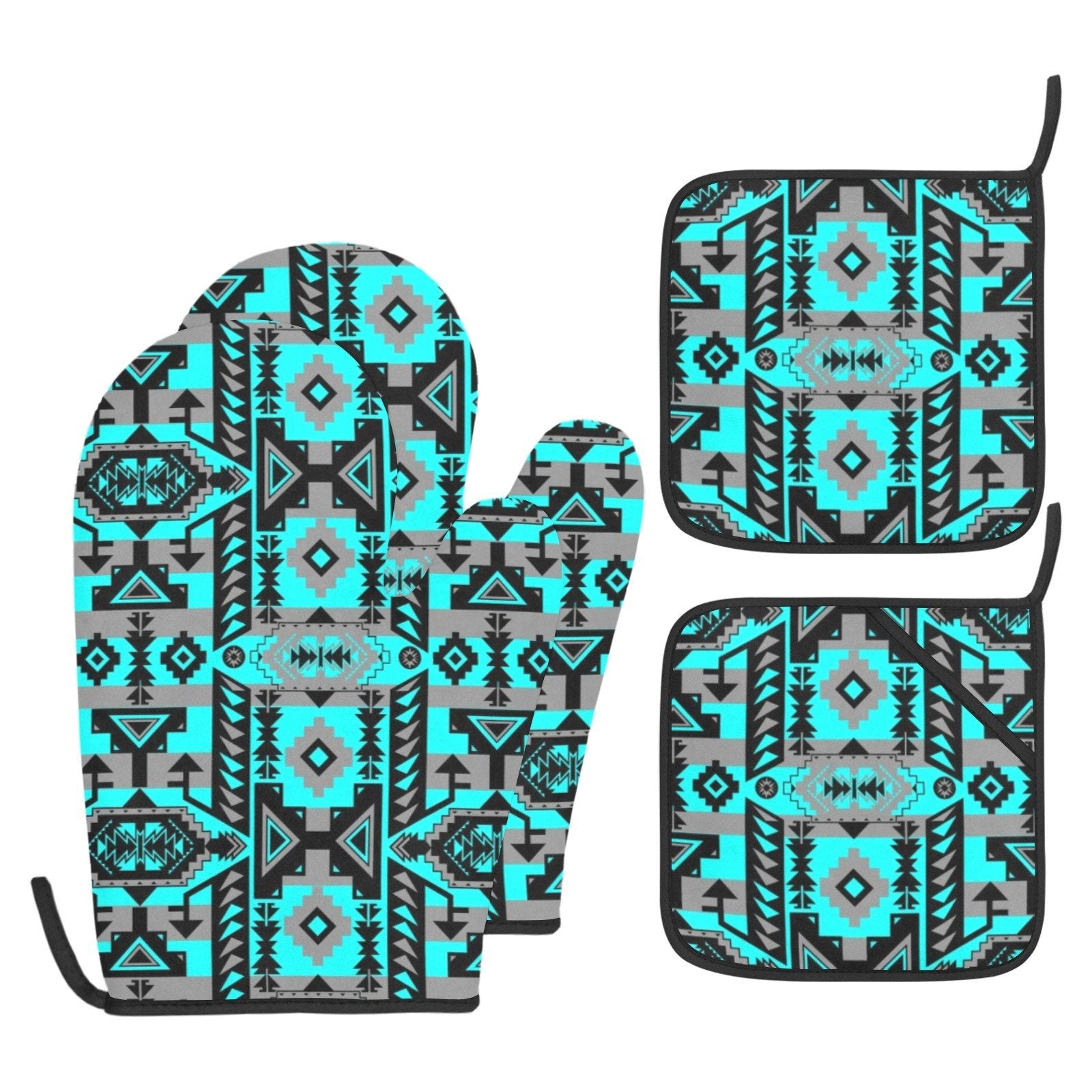Chiefs Mountain Sky Oven Mitt & Pot Holder Oven Mitt & Pot Holder e-joyer