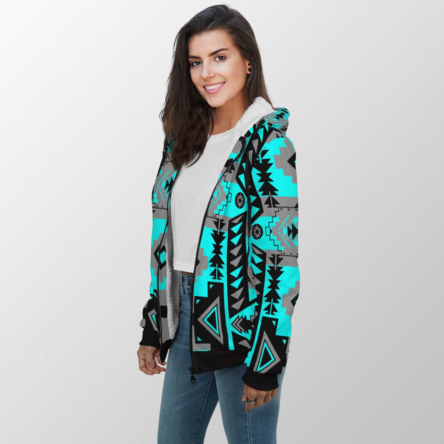 Chiefs Mountain Sky Sherpa Hoodie 49 Dzine