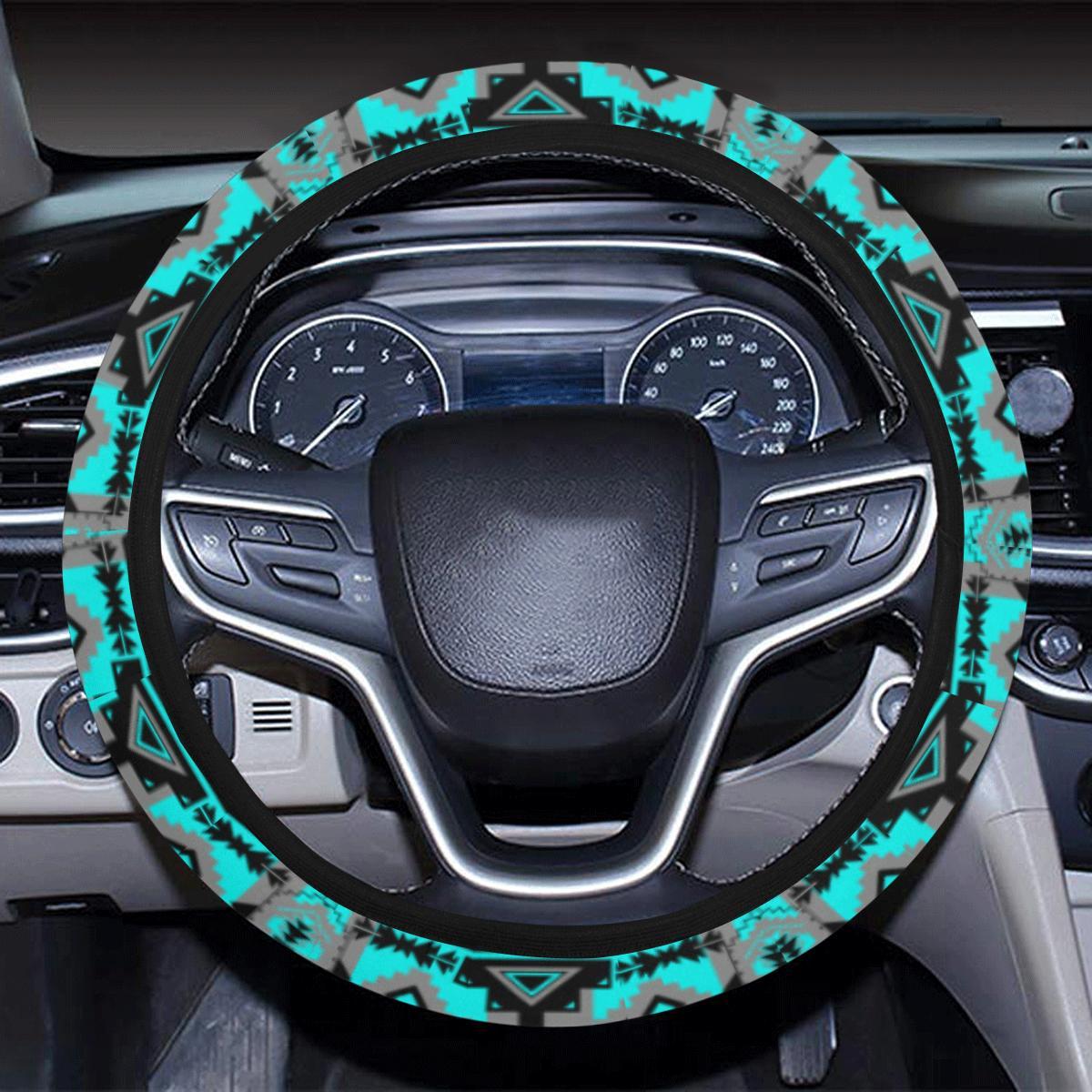 Chiefs Mountain Sky Steering Wheel Cover with Elastic Edge Steering Wheel Cover with Elastic Edge e-joyer 