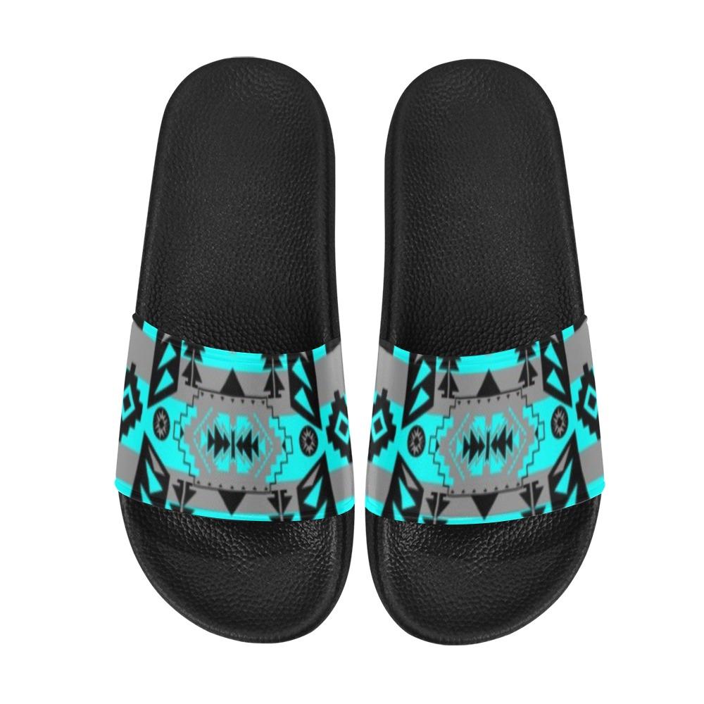 Chiefs Mountain Sky Women's Slide Sandals (Model 057) Women's Slide Sandals (057) e-joyer