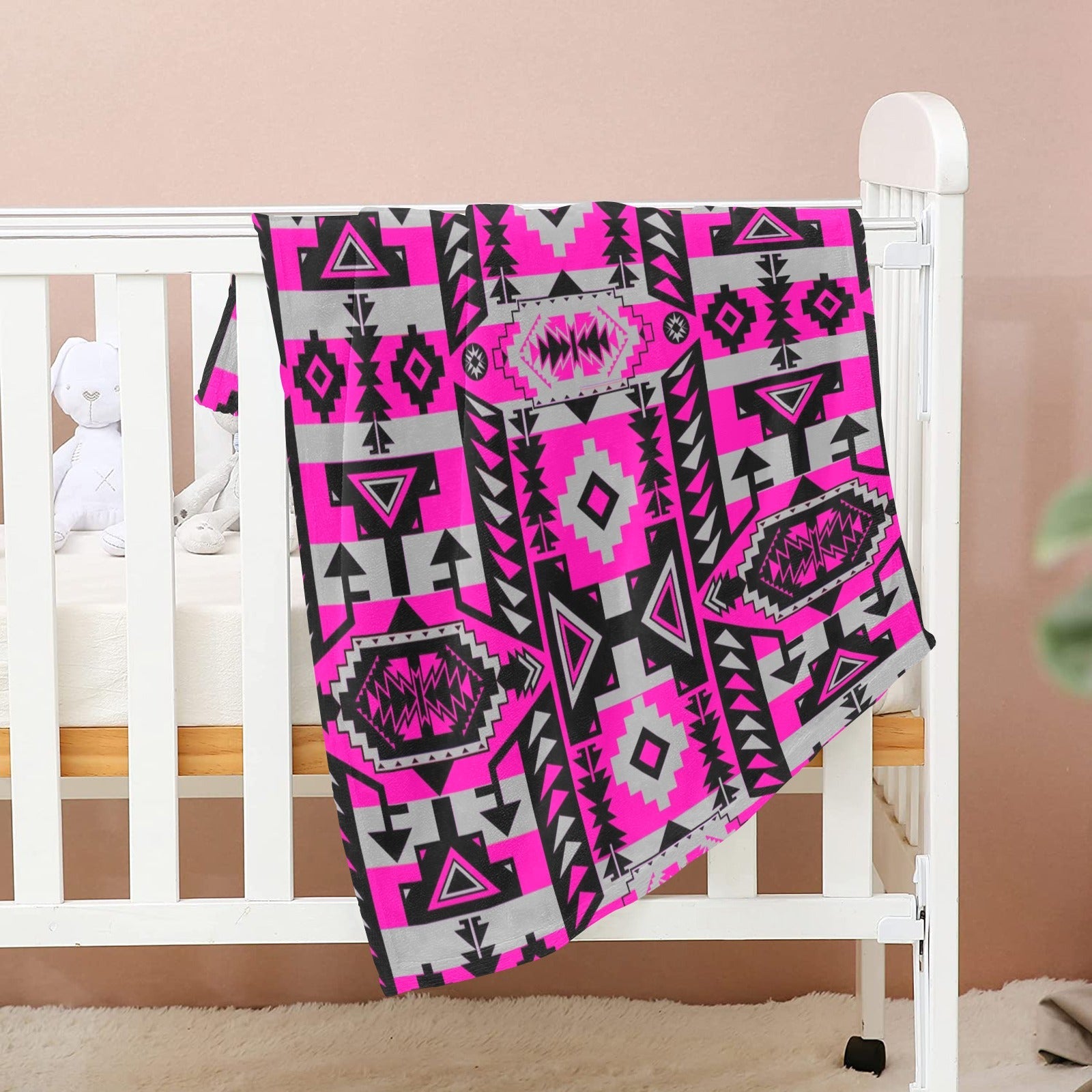 Chiefs Mountain Stunning Sunset Baby Blanket 30"x40" Baby Blanket 30"x40" e-joyer