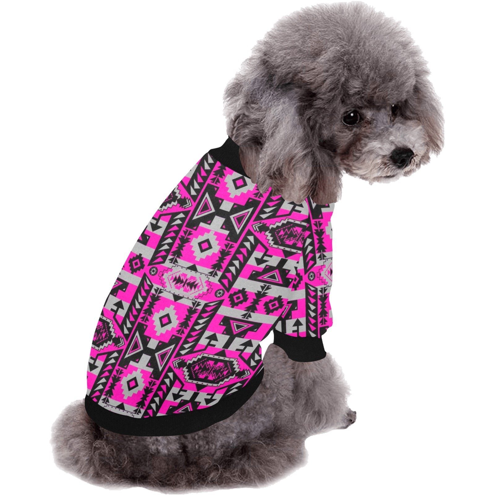 Chiefs Mountain Stunning Sunset Pet Dog Round Neck Shirt Pet Dog Round Neck Shirt e-joyer